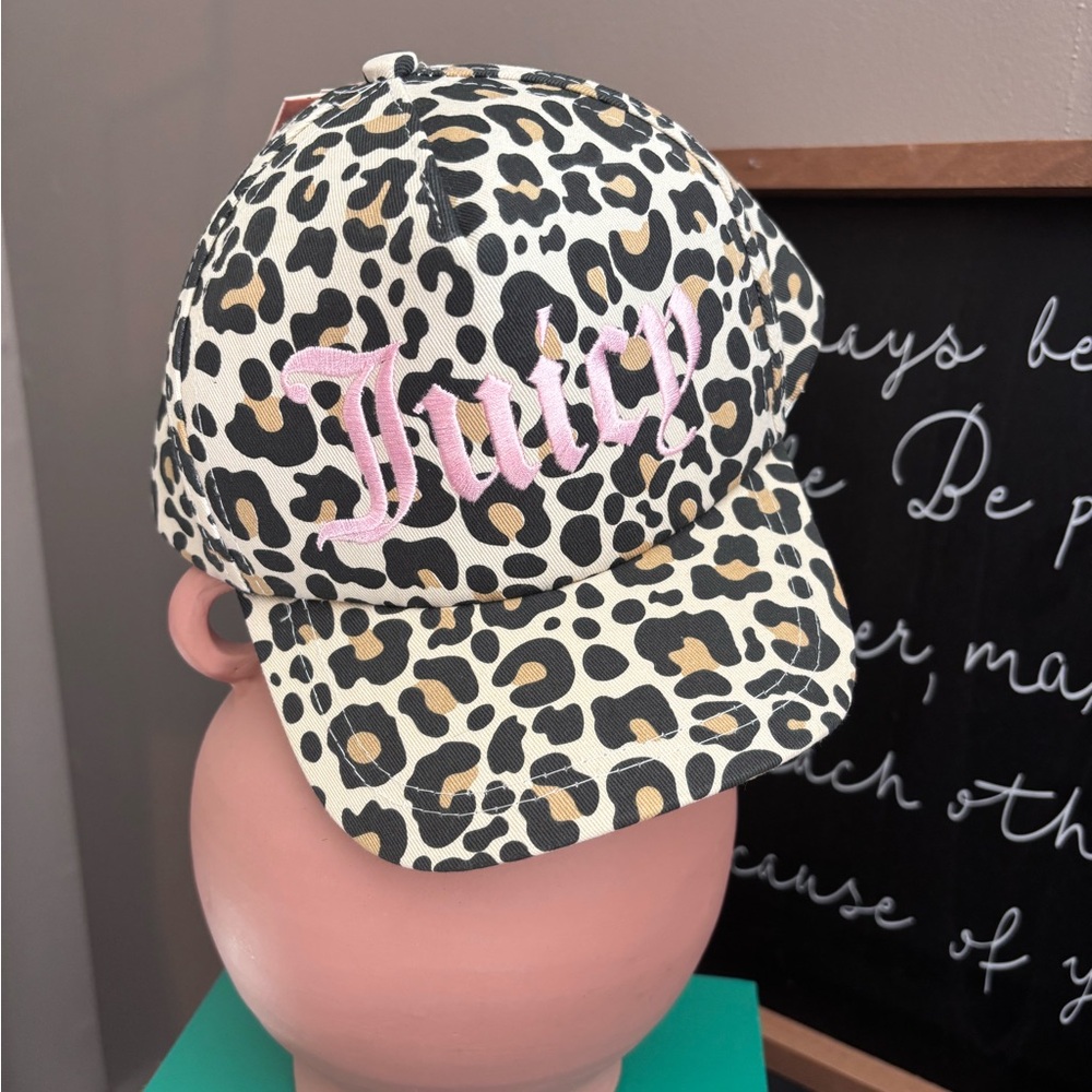 Juicy Couture Kids Leopard Print Cap